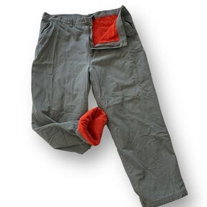 Gander Mountain Guide Series Fleece Lined Carpenter Pants Men's size 42 x 32